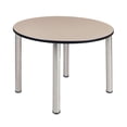 thumbnail image 2 of Kee 48" Round Breakroom Table- Beige/ Black, 2 of 7