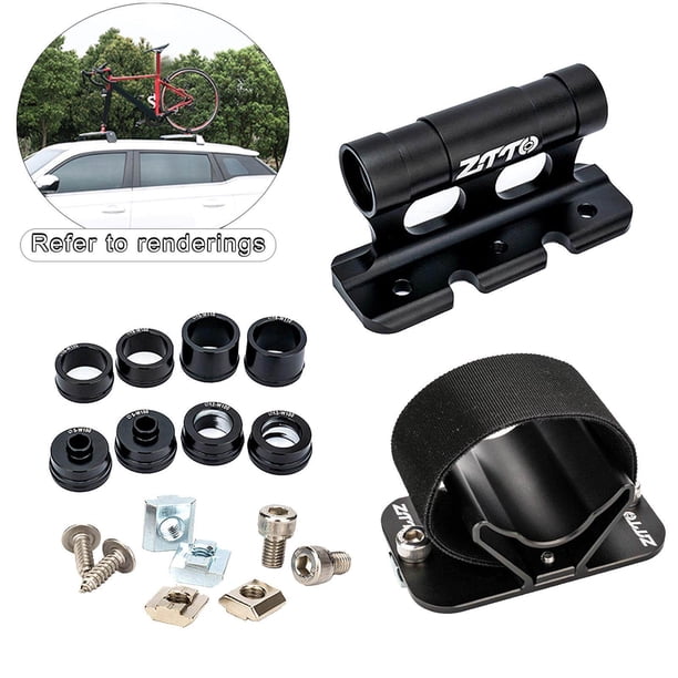 Accessoire Vélo Voyage Camping Support Fixation Fourche Vélo Voiture - Porte -Vélos Alliage Aluminium Avec Sangles Dégagement Rapide Accessoire Vélo Voyage Camping Support Fixation Fourche Vélo Voiture - Porte -Vélos Alliage Aluminium Avec Sangles Dégagement Rapide