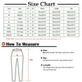 thumbnail image 2 of VEKDONE Cotton Linen Capri Pants for Women Flower Graphic High Waisted Tulip Straight Trousers Plus Size Loose Fit Wide Leg Pants with Pockets Green M, 2 of 4