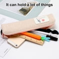 thumbnail image 5 of Hariumiu Pencil Case Pencil Bag Large Capacity Dust-proof Stationery Cute Cotton And Linen Pen Storage Bag for Daily Use, 5 of 11