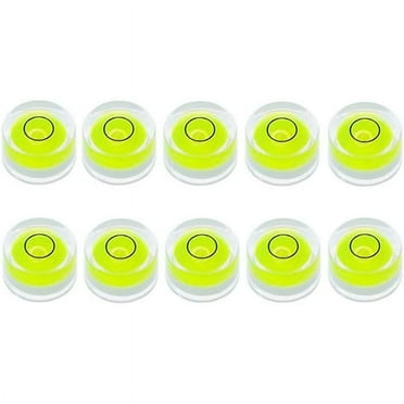 10Pcs Mini Bubble Spirit Level 10X6mm Circular for Leveling Tripod Telescope 10X6mm, Non-A2Xk9032
