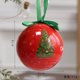 thumbnail image 4 of 1 pieza de bola roja navideña de alta calidad, colgante para árbol de Navidad, Feliz Navidad, bricolaje, para decoración del hogar, Feliz Año Nuevo 2024, Naviidad, 4 of 5