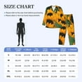 thumbnail image 6 of Bingfone Men'S Pajama Set 2 Piece Loungewear Pjs, Long Sleeve With Pajama Pants-Sunflowers 7, 6 of 9