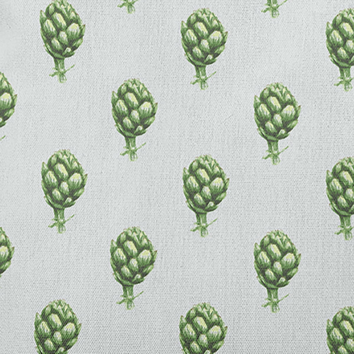 18" x 18" Simply Daisy Artichokes Pattern Polyester Accent Pillow, Pale Green Qty 1