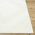 thumbnail image 2 of Hauteloom Briana Living Room, Bedroom Machine Washable Area Rug - Contemporary - Cream, Off White - 5' x 7'2", 2 of 6