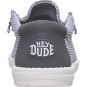 HEYDUDE Men Wally Mesh Lace-Up Moccasins Grey, 11