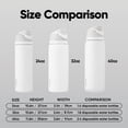 thumbnail image 4 of Owala - Botella de agua aislante de acero inoxidable FreeSip con pajita para deportes y viajes, sin BPA, 24 onzas, Shy Marshmallow, 4 of 7
