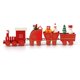 thumbnail image 3 of 2 Piezas Decoración De Tren De Navidad Mini Tren De Navidad Ferrocarril De Madera Decoración De Navidad Decoración De Mesa De Fiesta De Navidad Decoración De Renos De Árbol De Navidad Verde, 3 of 7