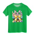 thumbnail image 4 of ZTKWD Girls Tops Fashionable Short Sleeve T-Shirt Casual Daily Shirt for Kids Assorted Colors 5-14 Years Easter, 4 of 4