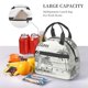 thumbnail image 5 of Fotbe Summer Vacation Scene With Camping Van Bolsa de Almuerzo con Estampado, Lonchera Aislada, Contenedores de Comida Reutilizables Tipo Cooler a Prueba de Fugas, 5 of 7