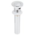 thumbnail image 3 of Popup Drainer, Drain Stopper Highly Glossy  Practical  For Bathroom For Washbasin Electroplating Popup With Hole, 3 of 8
