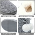 thumbnail image 4 of DL Womens-Warm-House-Bootie-Slippers Fluffy Cute For Winter, 4 of 6