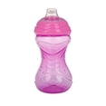 thumbnail image 4 of Nuby Clik-It Vaso para sorber con boquilla suave, sin derrames y fácil agarre para niñas - (paquete de 3) 10 oz - 6+ meses, 4 of 5