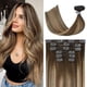 thumbnail image 1 of Extensiones de cabello UGOTRAYS Balayage, cabello humano real, 20 pulgadas, 70 g, 1 of 6