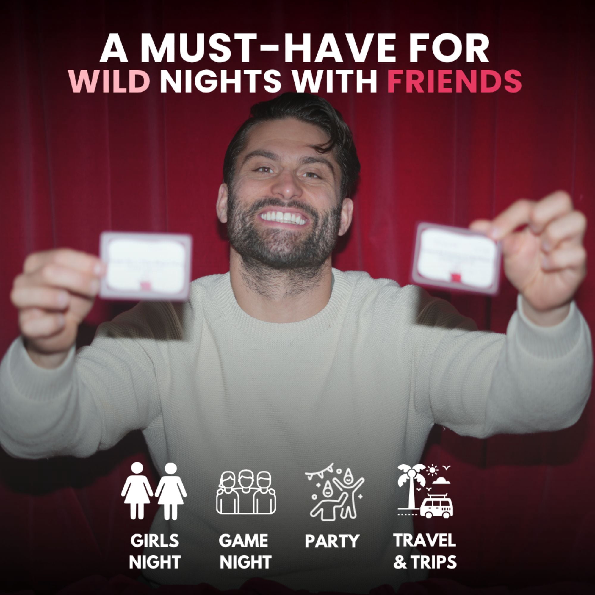 Raise Your Red Flag Adult Edition Party Card Game For Ages 18+, from Asmodee