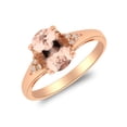 thumbnail image 5 of Gin & Grace 10KT RG Morganite and Diamond accent Ring., 5 of 5