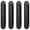 Oval black, variant on Geemin Multipurpose Sliding Door Pull Handles Rustproof Door Knobs Furniture Handles