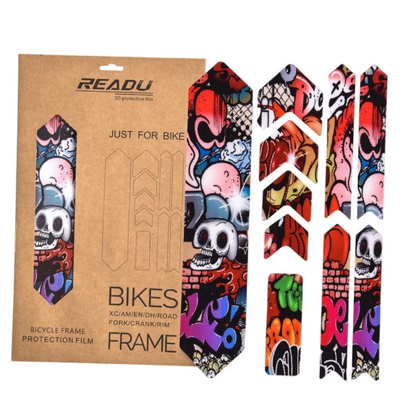 koolsoo Cadre de Vélo Résistant aux Rayures Garde Imperméable à l'Usure Composants de Vélo Couleur 4