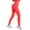 A0119-Orange, variant on QUINDOS High Waist Leggings for Women Everyday Casual Yoga Pants Full Length Tummy Control Slim Pants