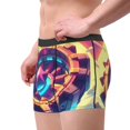 thumbnail image 5 of Sigee Geometry Dash (39) for Men's Cotton Panties Soft, Breathable, and Comfortable Boxer Briefs,Large, 5 of 7