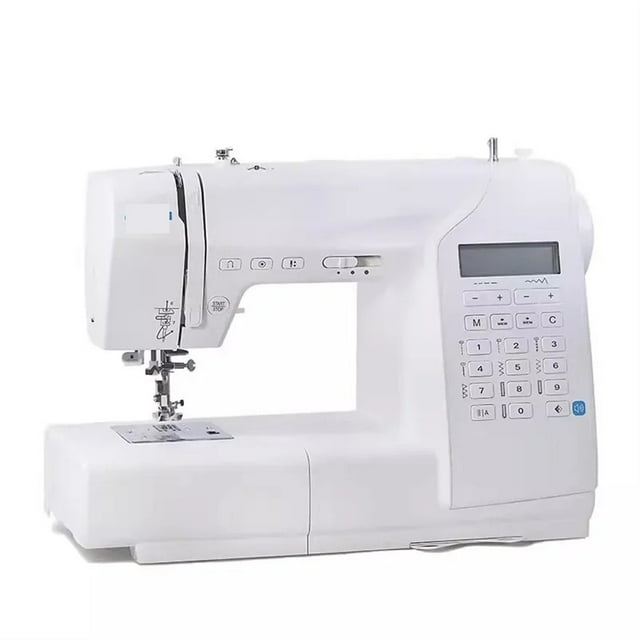 Home Sewing Machine With All Metal Fe LCD Display Screen 197 Types Of Sewing Threads Intellint Sewing Machine ,Smooth Thread Sewing
