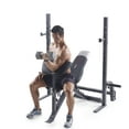 Weider Pro 395 MultiPurpose Olympic Bench with 300 lb. Weight Capacity