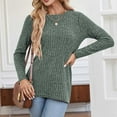 thumbnail image 4 of OJinShaWanO Chandails Cardigan pour Femmes Mode Manches Longues Col Rond Chemise d'Automne Ample, 4 of 6