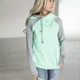 thumbnail image 2 of Sudadera Con Capucha De Mujer Sudadera Casual Colour Block, 2 of 4