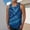 Blue a, variant on Men's Sleeveless Muscle Shirt, Quick-Dry Crew Neck Polynesian Tribal Print Moisture-Wicking Gym wear Tank Tops for Sport Black