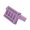 Light Purple, variant on dianhelloya Nail Art Tools Manicure Drill Bits Stand Multi-grid Design Height Adjustable High Durability Dustproof 16 Slots Nail Drill Bit Brush Storage Holder for Nail Salon