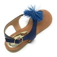 thumbnail image 5 of Victoria K Women's PomPom With Side Buckle Sandals, 5 of 5