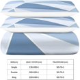 thumbnail image 5 of YingD Microfiber Duvet Cover Set Double 200x200cm Geometric Patterns Modern, 5 of 5