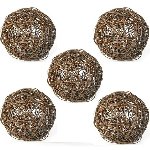 Willow ball, decorative ball made of willow for house and garden, approx. Ø 20 cm