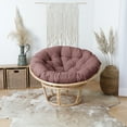 thumbnail image 5 of Sorra Home  Indoor Round Papasan Cushion 44" x 44" x 4" - Mauve, 5 of 5