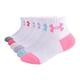 thumbnail image 1 of Calcetines Under Armour para niñas, paquete múltiple, cuartos blancos (paquete de 6), 1 of 5