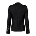 thumbnail image 3 of JUMESG Womens Blazer Women's Casual Band Jacket, Fall Fashion (Black,XXL), 3 of 5