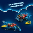 thumbnail image 5 of LEGO DREAMZzz Crocodile Car 71458 Building Toy Set, Rebuilds from Car to Off-Roader Truck Toy and Mini-Boat, Features Cooper, Jayden, and the Night Hunter Minifigures, Birthday Gift for 8 Year Olds, 5 of 9