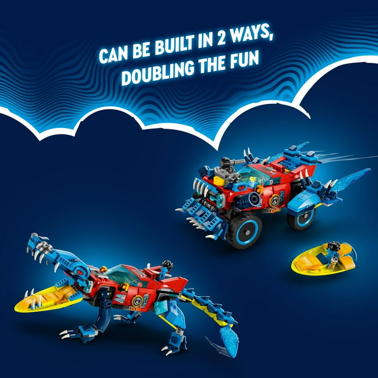 LEGO DREAMZzz 71458 Set, Rebuilds to Truck/Boat, Features