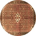 thumbnail image 1 of Ahgly Company Indoor Round Persian Brown Traditional Area Rugs, 6' Round, 1 of 4