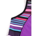 thumbnail image 5 of TiaoBug Nimiya Kids Girls 3Pcs Tankini Swimwear Outfit Hawaiian Print Tank Top Swim Shorts Briefs Swimsuit, 5 of 7