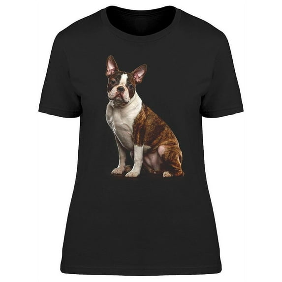 Terrier Dog Looking Forward T-Shirt Women -Image by Shutterstock, Female x-Large