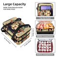 thumbnail image 3 of Cat Double Layered Insulated Refrigerated Lunch Bag with Large Capacity - Hand Carry Meal Bag - 7.1x11.4x16.1 Inches, 3 of 6