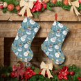 thumbnail image 6 of Goofa Snowflake Scarf Snowman for Christmas Stockings, 18inch Xmas Hanging Stocking Decorations for Christmas Party Family Decor, 6 of 7