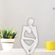 thumbnail image 5 of Figura De Estilo De Pensador De Resina, Figurita Abstracta, Decoración Artesanal, Decoración De Pensador Para El Hogar, Oficina, Hotel matsuzay HA042559-10, 5 of 6