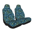 thumbnail image 2 of Naloa Modern Excavator Car Seat Covers 2PCs Front Car Seat Covers Universal fit for Most Cars SUVs and Trucks - 2 PCS, 2 of 5