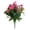 Red1, variant on Artificial Impatiens Flowers for Outdoor Flowers UV Resistant Faux Flowers Impatiens Bushes Silk Artificial Flowers Bouquet for Patio Home Garden Yard Porch Table Vase Decor, 1Pc(Red,15.7x13")