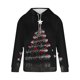 thumbnail image 4 of Sudadera con capucha para hombre, informal, con cordón, estampado navideño, deportiva, blusa de poliéster, 4 of 4