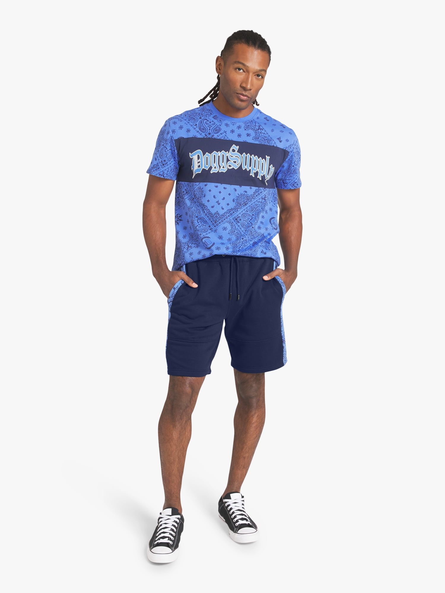 Dogg Supply by Snoop Dogg All-Gender Men's and Women's Fleece Shorts, Sizes XS-3XL