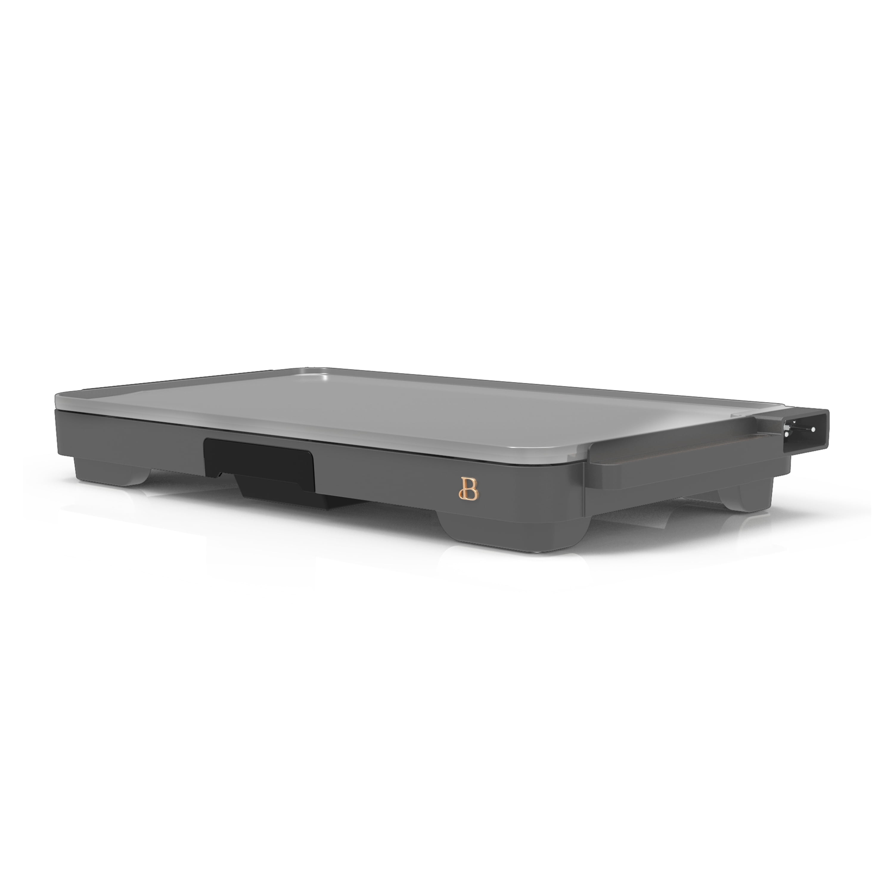Beautiful XL Electric Griddle 12" x 22", Non-stick, Oyster Grey by Drew Barrymore