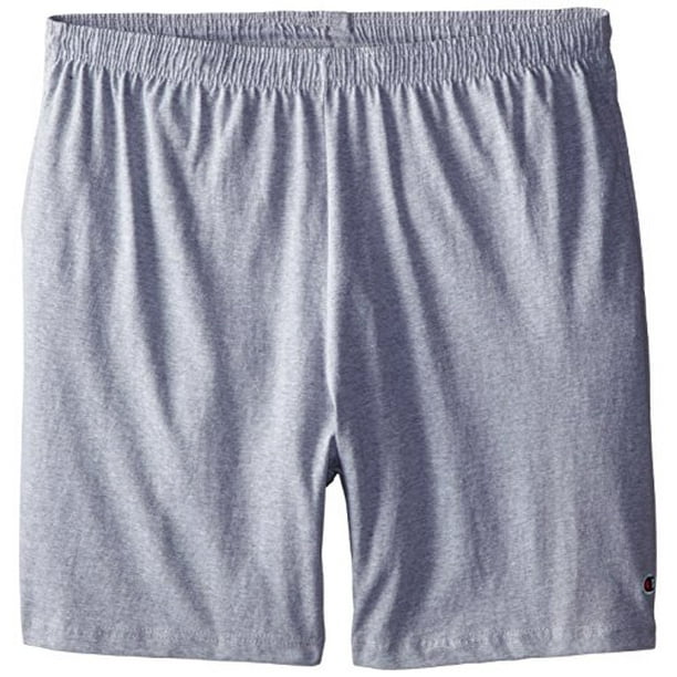 Champion champion men's bigtall jersey shorts, grey heather, 6x